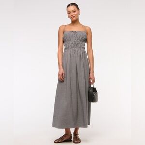 Smoked Tie-Front Maxi Dress - SP - Abercrombie